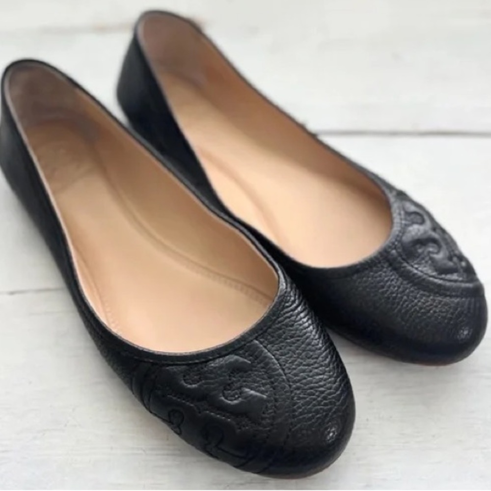 Tory Burch Ruby Ballet Flats Black size 9 - Picture 2 of 4